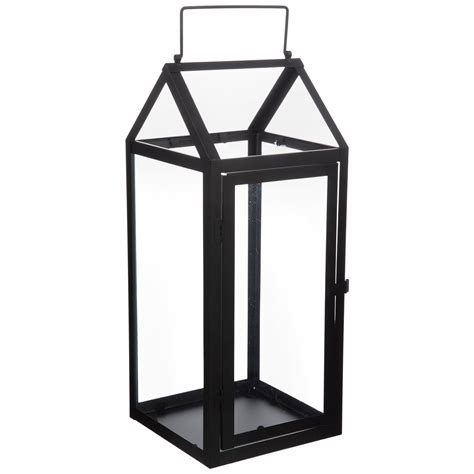 black house metal lantern|Black House Metal Lantern .